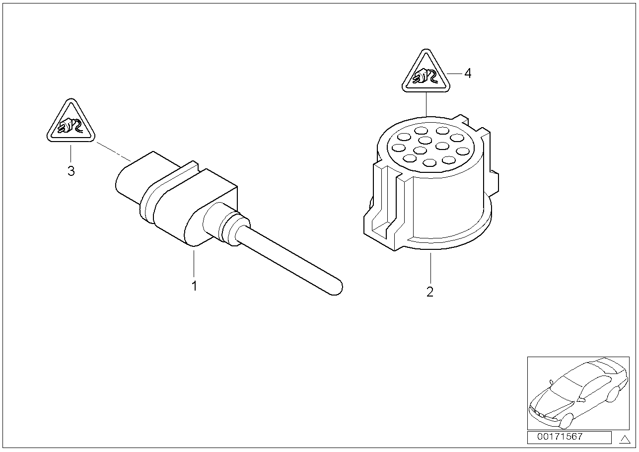 Mini 65 81 6 905 133 - Devējs, Ārējā temperatūra ps1.lv