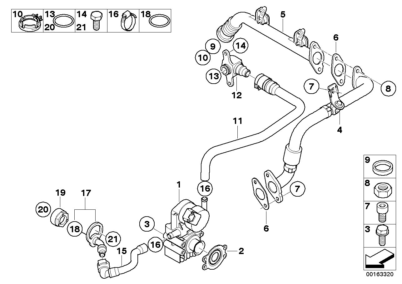 BMW 11717548415 - Izpl. gāzu recirkulācijas vārsts ps1.lv