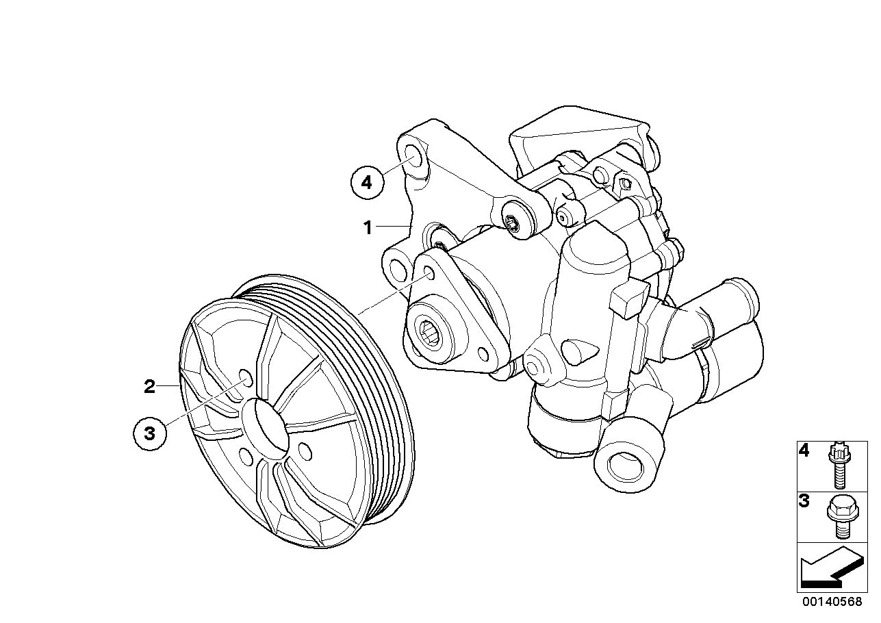 BMW 32 41 6 769 766 - Hidrosūknis, Stūres iekārta ps1.lv