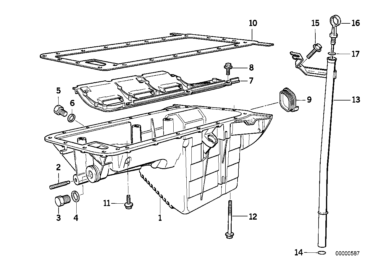 BMW 11 13 1 739 592 - Blīve, Eļļas vācele ps1.lv