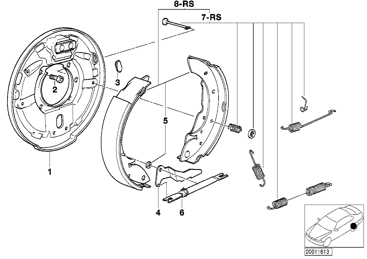 BMW 34 21 9 067 128 - Piederumu komplekts, Bremžu loki ps1.lv