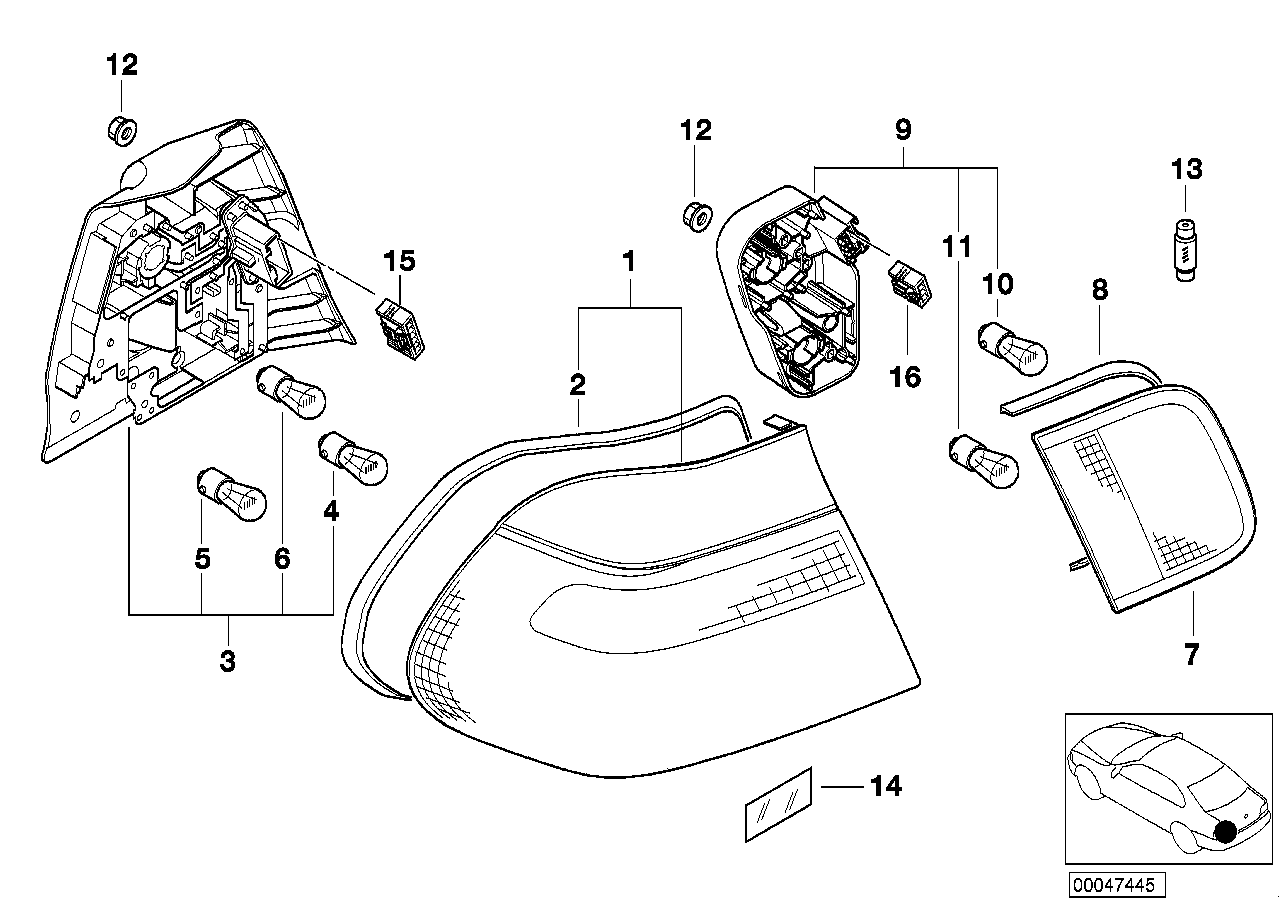 BMW 63 21 7 160 792 - Kvēlspuldze, Miglas / Aizm. lukturi ps1.lv