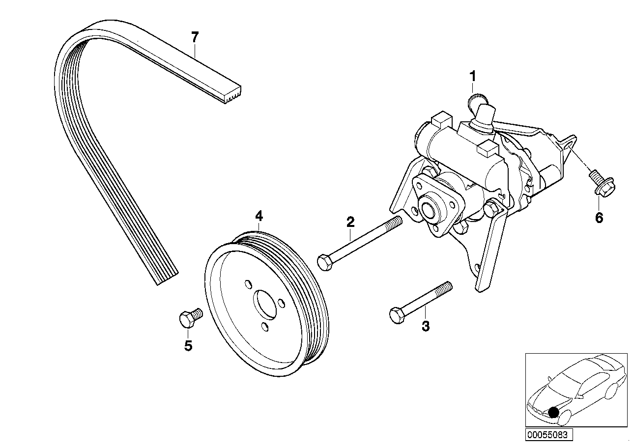 BMW 32 41 1 094 965 - Hidrosūknis, Stūres iekārta ps1.lv