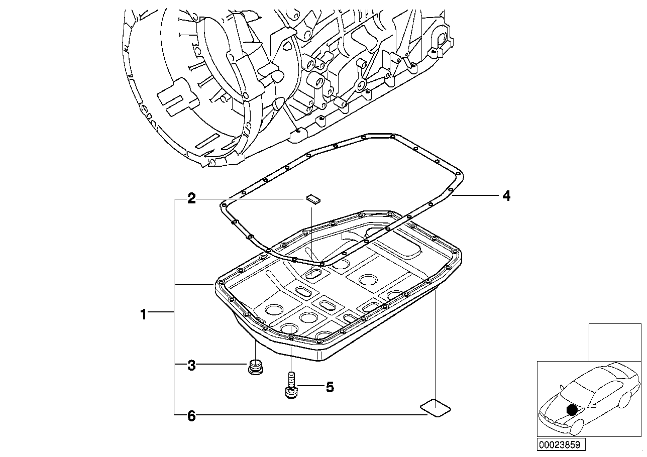 BMW 24 10 1 423 380 - Blīve, Eļļas vācele-Autom. pārnesumkārba ps1.lv