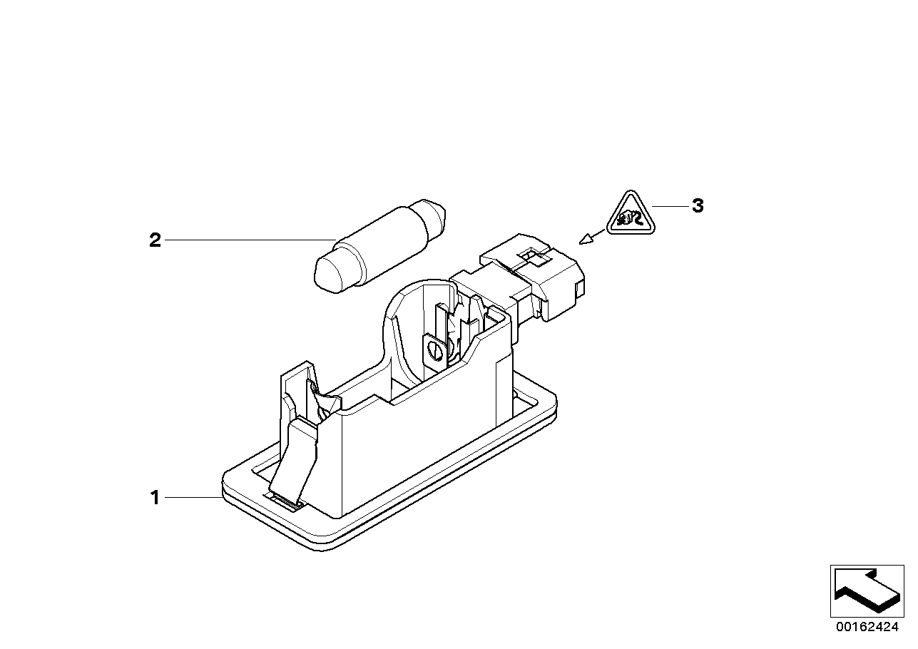 Mini 6321 7 160 805 - Kvēlspuldze, Bagāžas nodalījuma apgaismojums ps1.lv