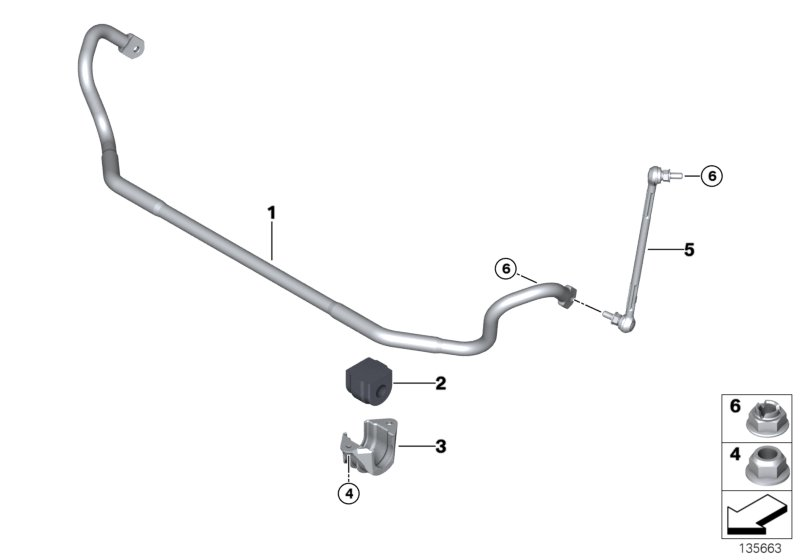 BMW 31 35 6 765 933 - Stiepnis / Atsaite, Stabilizators ps1.lv