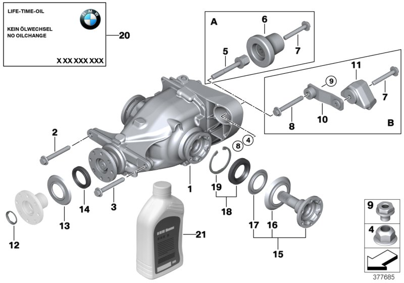 BMW 33 17 6 760 343 - Remkomplekts, Balstiekārtas svira ps1.lv