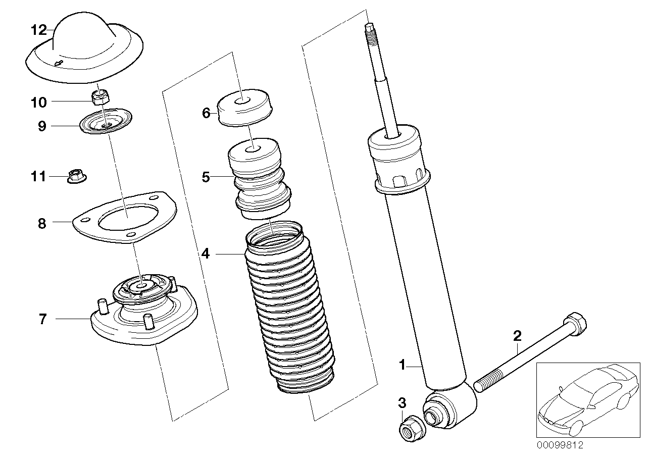 Rolls-Royce 33 30 6 760 587 - Remkomplekts, Balstiekārtas svira ps1.lv