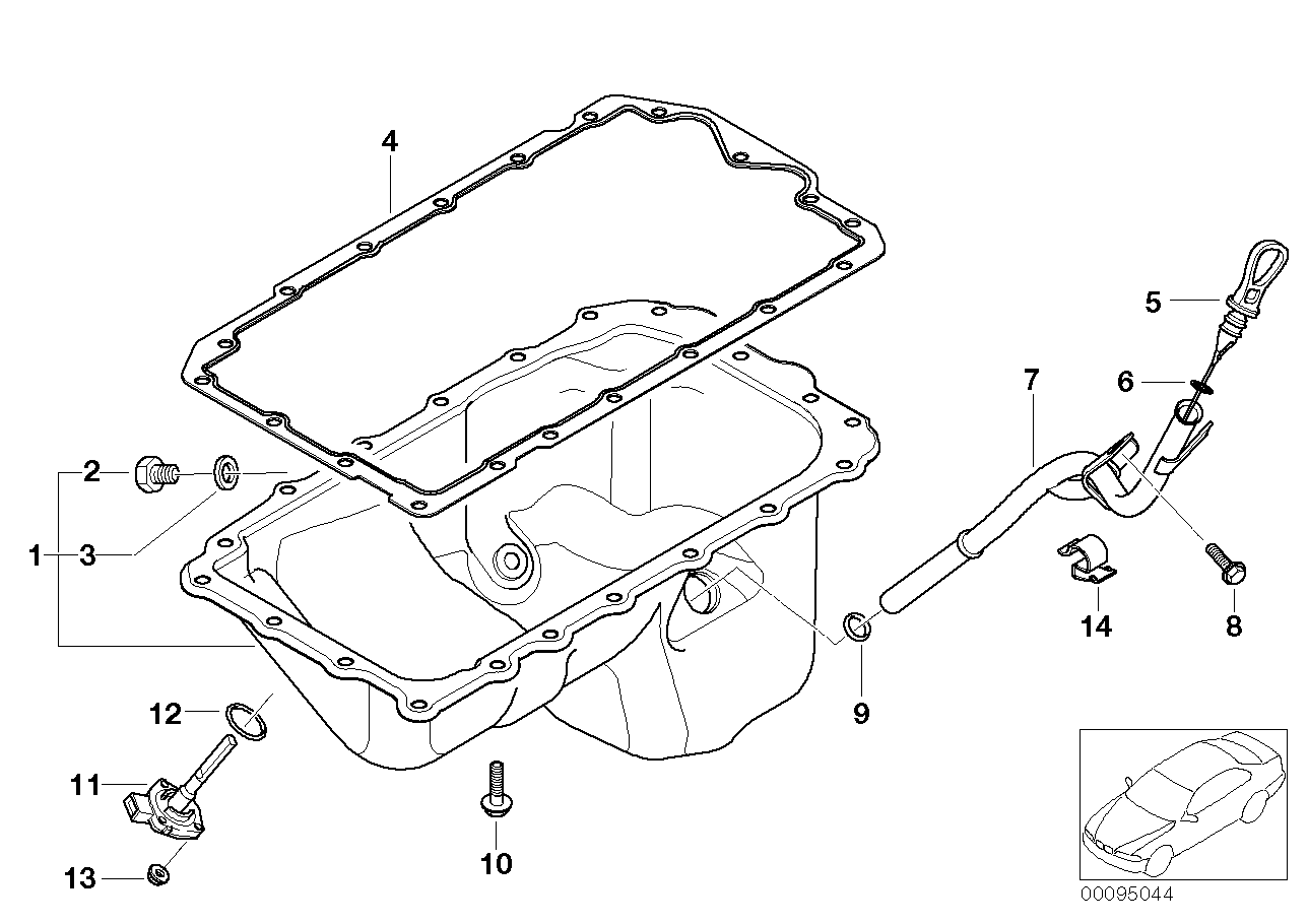 BMW 11 13 1 742 994 - Korķis, Eļļas vācele ps1.lv