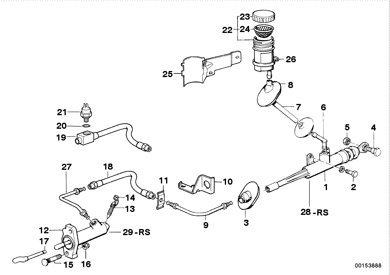 BMW 21 52 6 775 924 - Darba cilindrs, Sajūgs ps1.lv