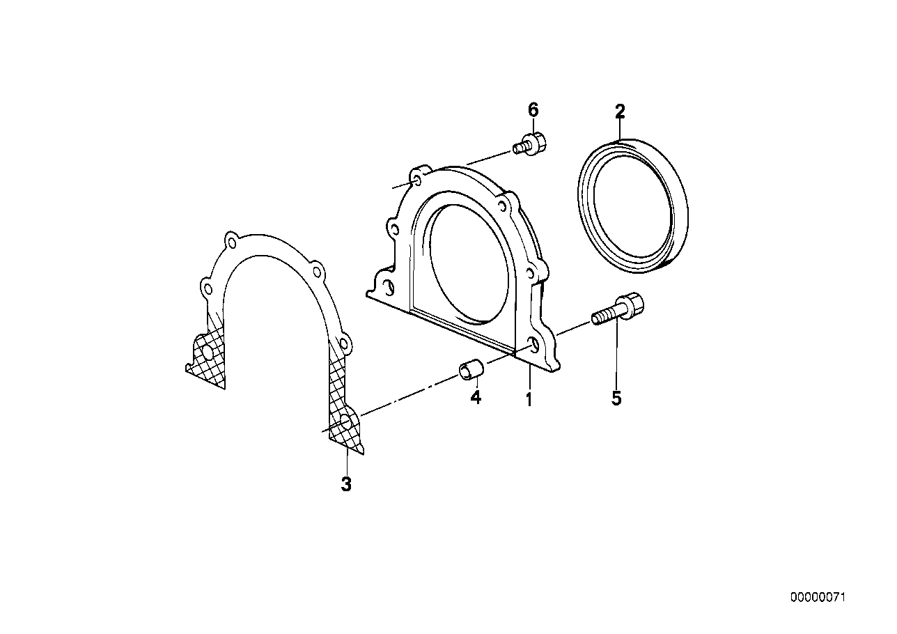 BMW 11 14 2 249 533 - Vārpstas blīvgredzens, Kloķvārpsta ps1.lv