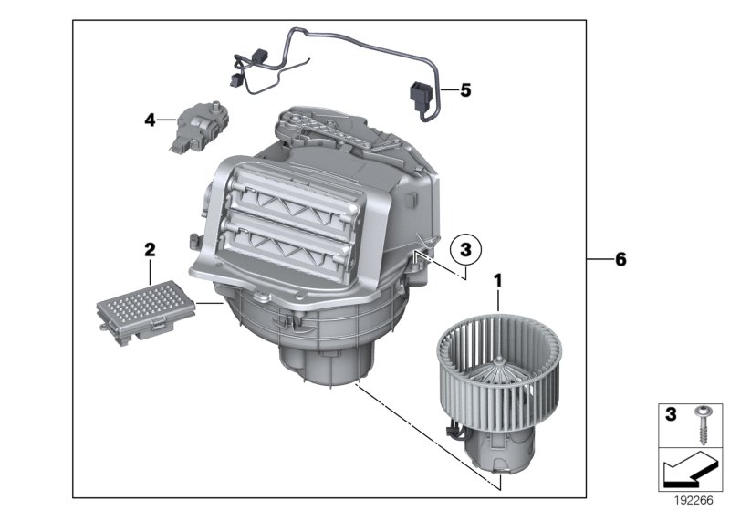 Rolls-Royce 64119242607 - Salona ventilators ps1.lv