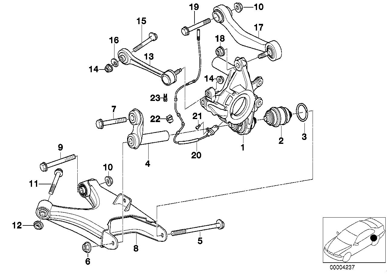 BMW 33 32 6 768 791 - Neatkarīgās balstiekārtas svira, Riteņa piekare ps1.lv