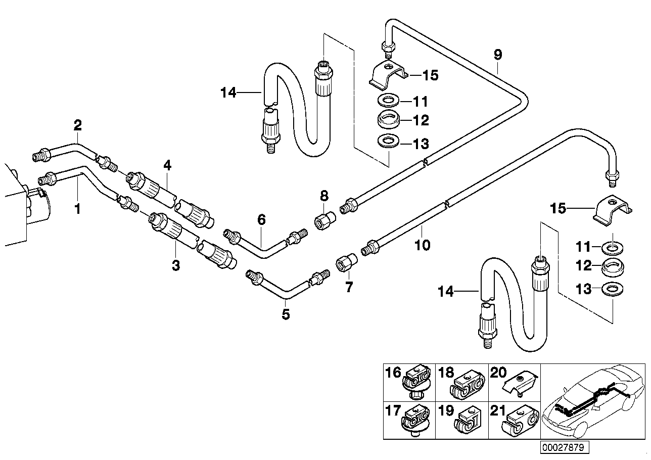 BMW 34301165190 - Bremžu šļūtene ps1.lv