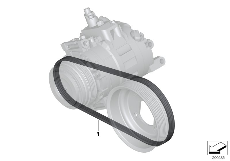 BMW 11 28 7 631 826 - Ķīļrievu siksna ps1.lv