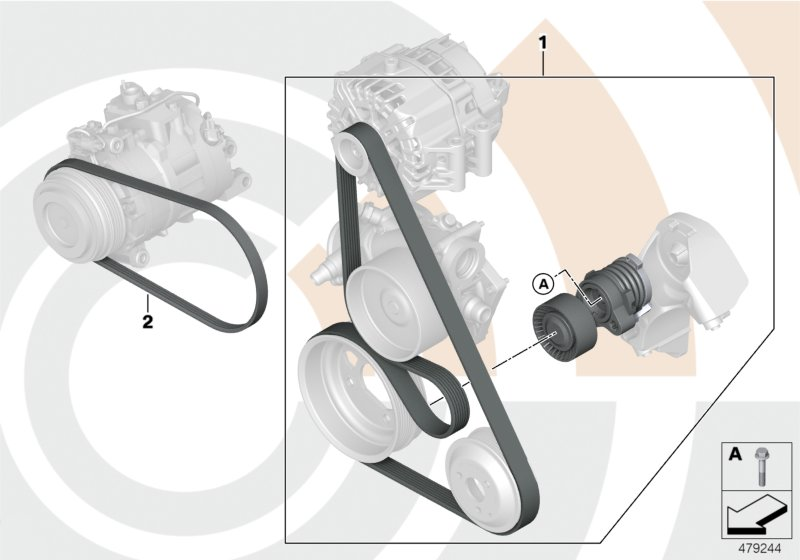 BMW 11 28 7 631 825 - Ķīļrievu siksna ps1.lv