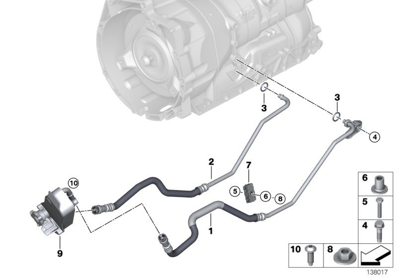 BMW 1721.7529499 - Eļļas radiators, Automātiskā pārnesumkārba ps1.lv