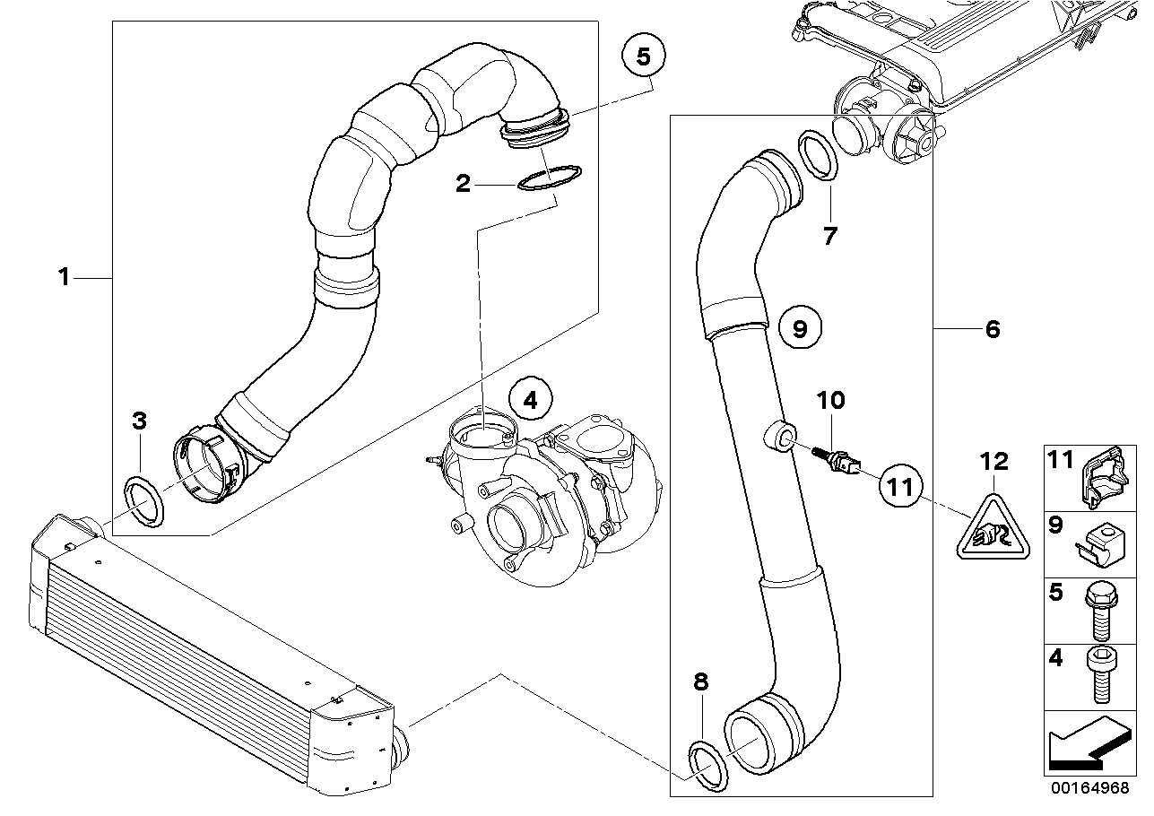 BMW 11 61 7 799 398 - Pūtes sistēmas gaisa caurule ps1.lv