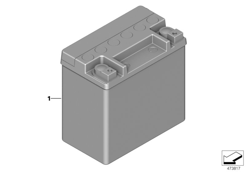 Rolls-Royce 61219394648 - Startera akumulatoru baterija ps1.lv