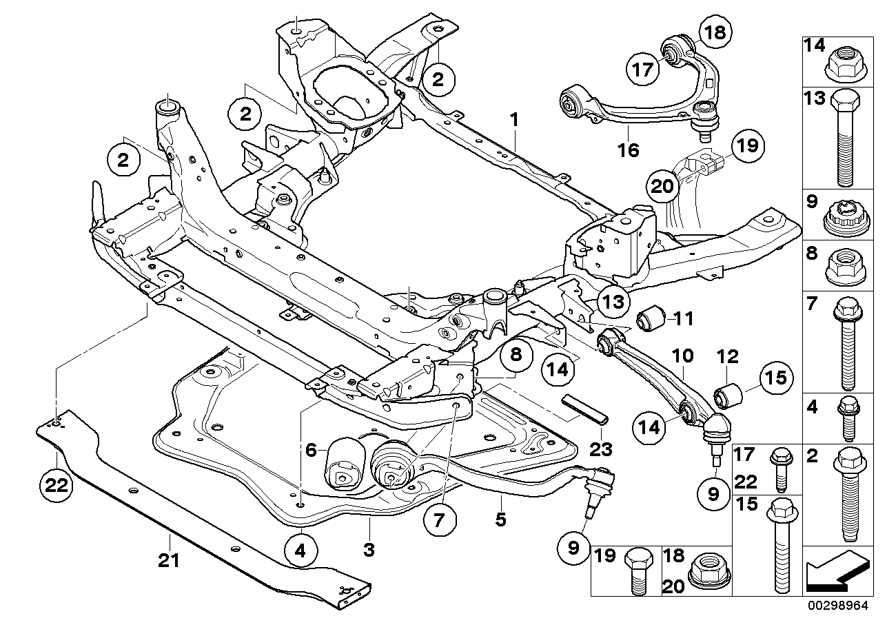 BMW 31 12 6 863 785 - Neatkarīgās balstiekārtas svira, Riteņa piekare ps1.lv