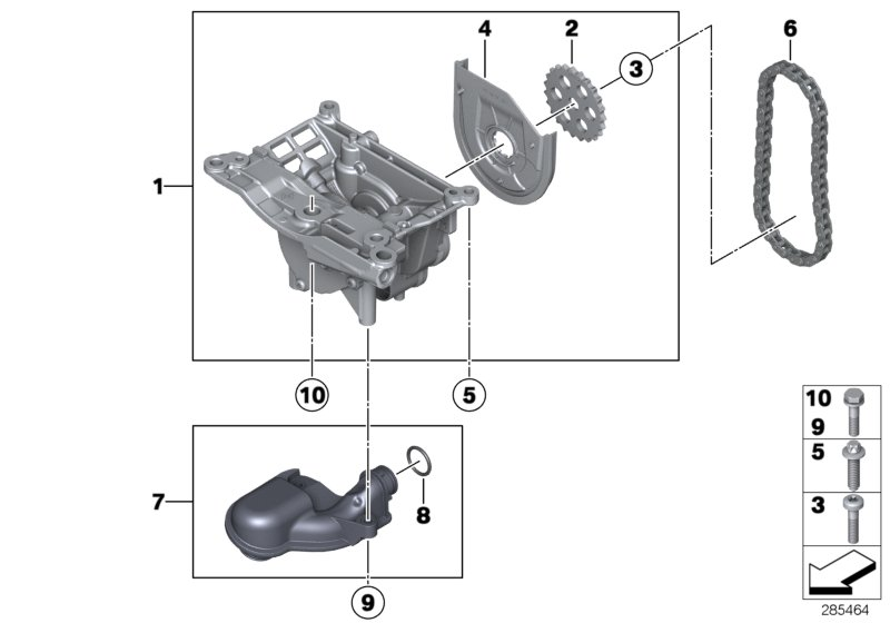 Mini 11 41 7 812 449 - Zobrats, Eļļas sūknis ps1.lv