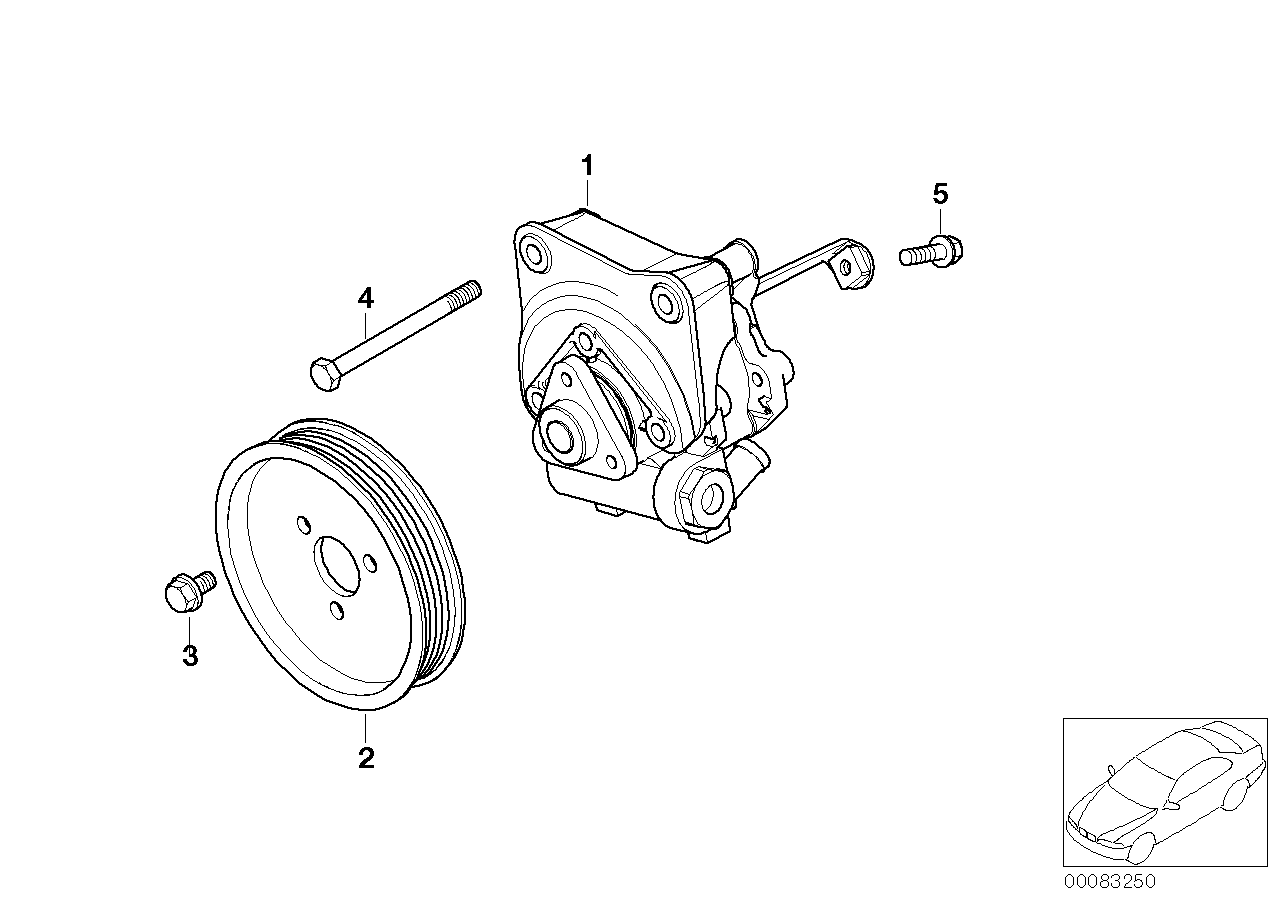 BMW 32 41 2 229 679 - Hidrosūknis, Stūres iekārta ps1.lv