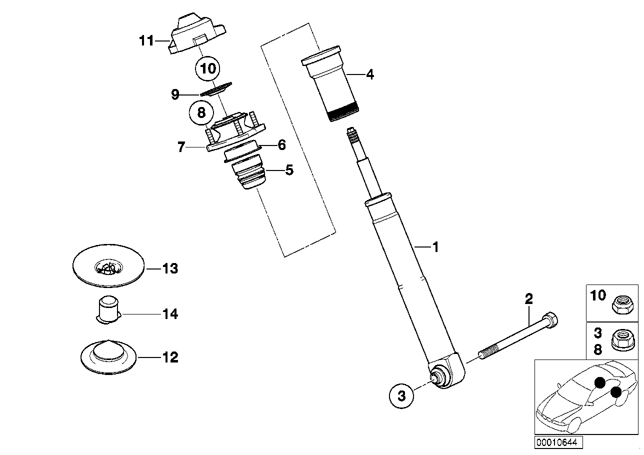 BMW 33 52 1 094 046 - Amortizators ps1.lv