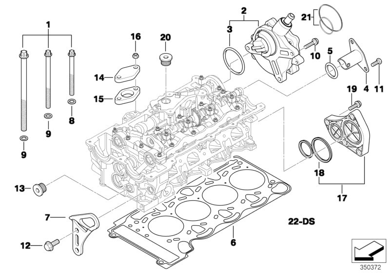 BMW 11 66 7 509 080 - Blīve, Termostats ps1.lv