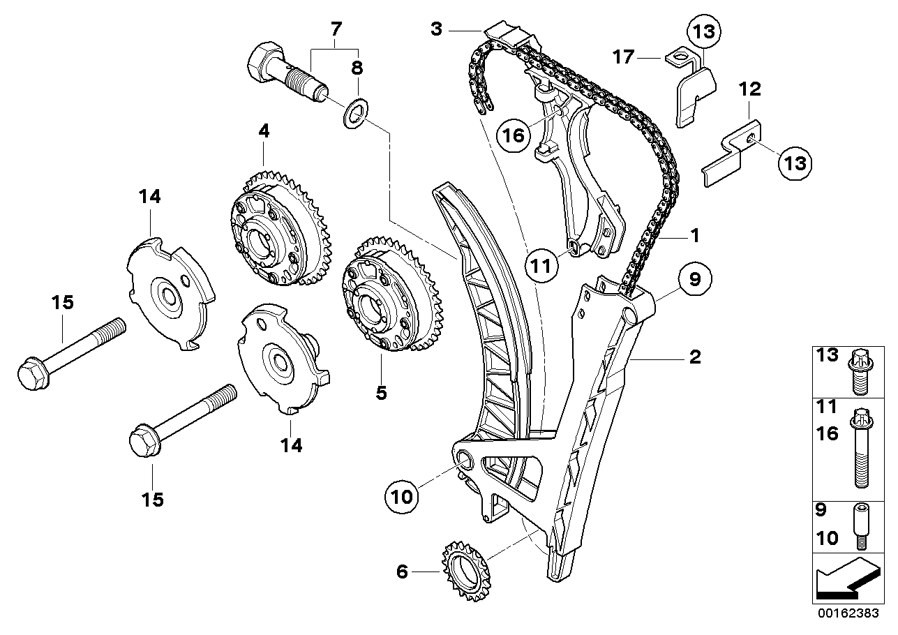 VAG 11317567680 - Chain tensioner ps1.lv