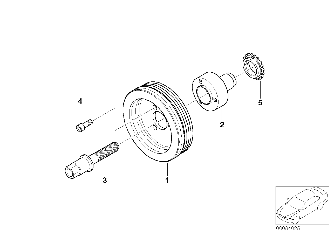 BMW 11 23 7 503 107 - Skrūvju komplekts, Zobrats (Piedziņas ķēde) ps1.lv