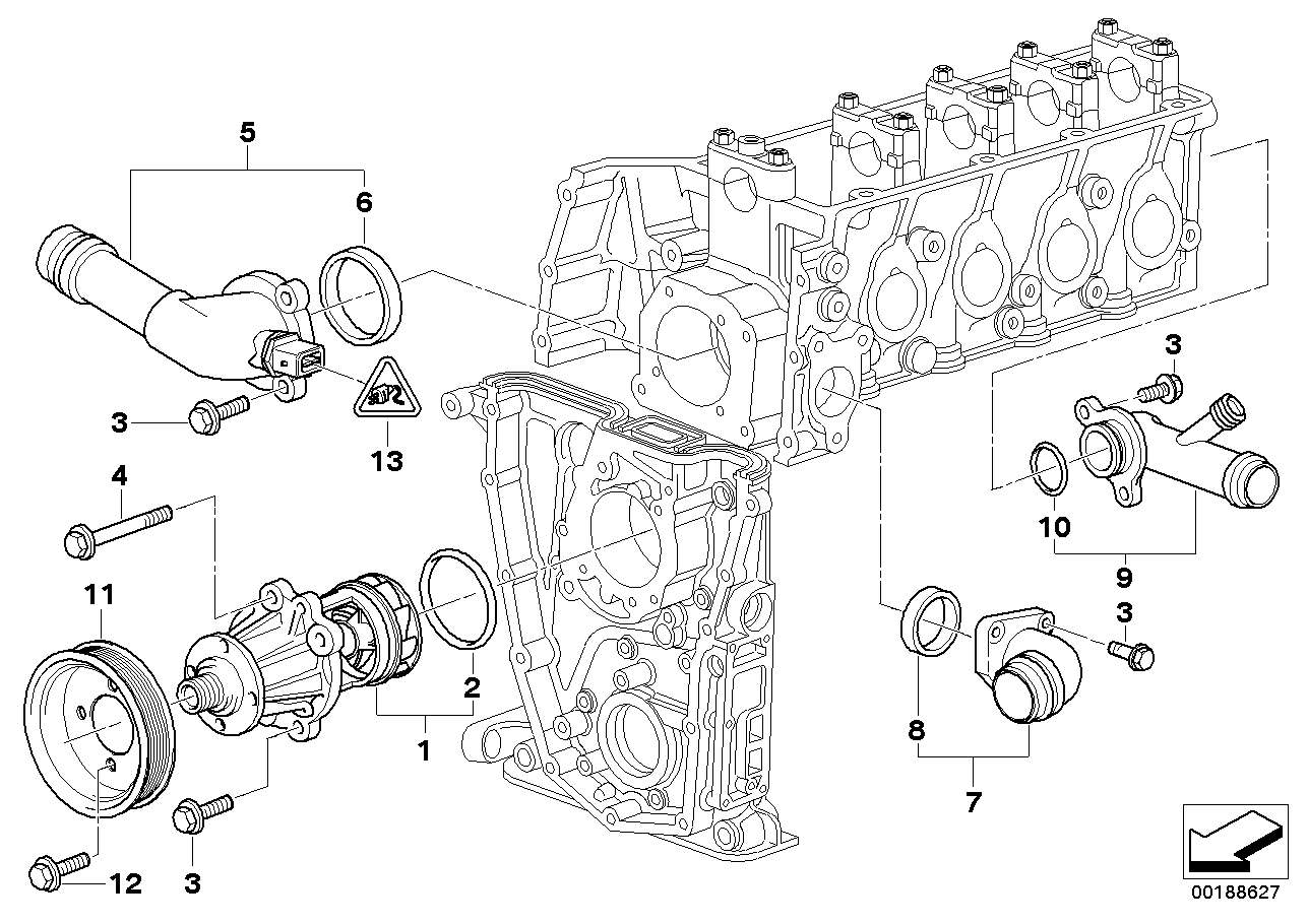 FORD 11531743329 - Dzesēšanas šķidruma flancis ps1.lv