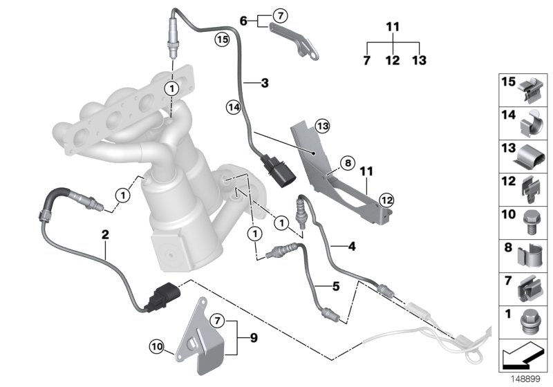 BMW (BRILLIANCE) 11787512985 - Lambda zonde ps1.lv