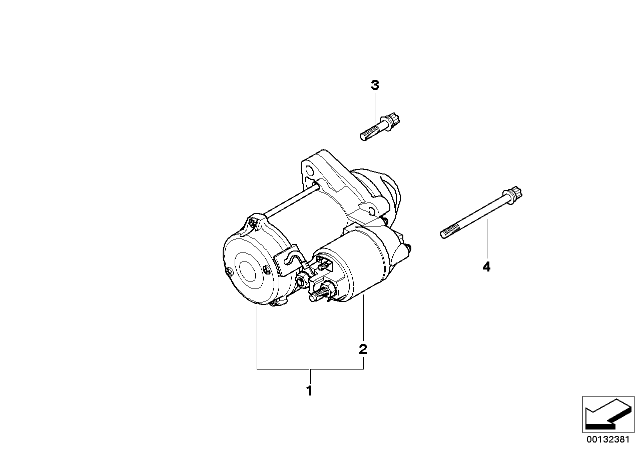 BMW 12 41 2 354 706 - Starteris ps1.lv