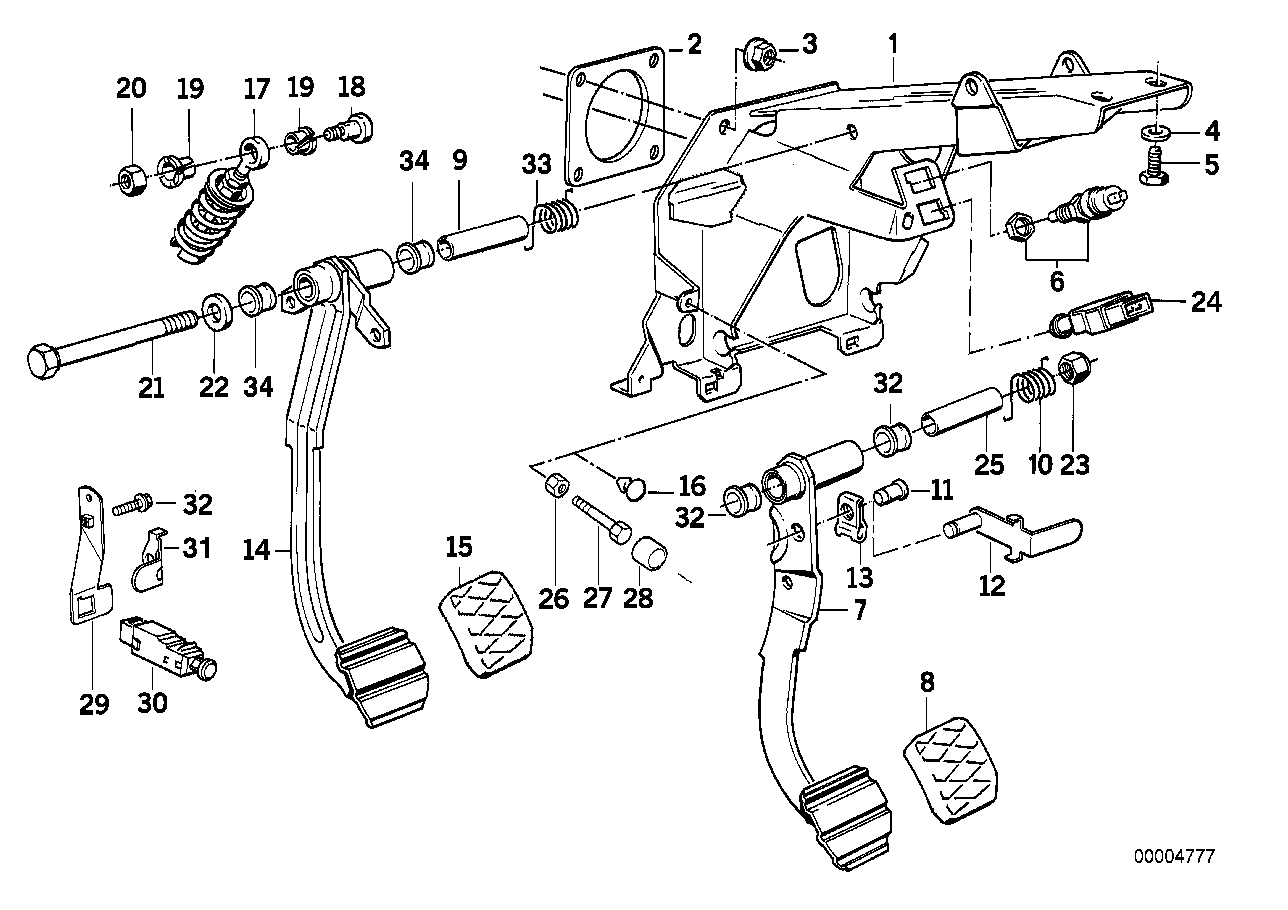 BMW 61318360421 - Bremžu signāla slēdzis ps1.lv