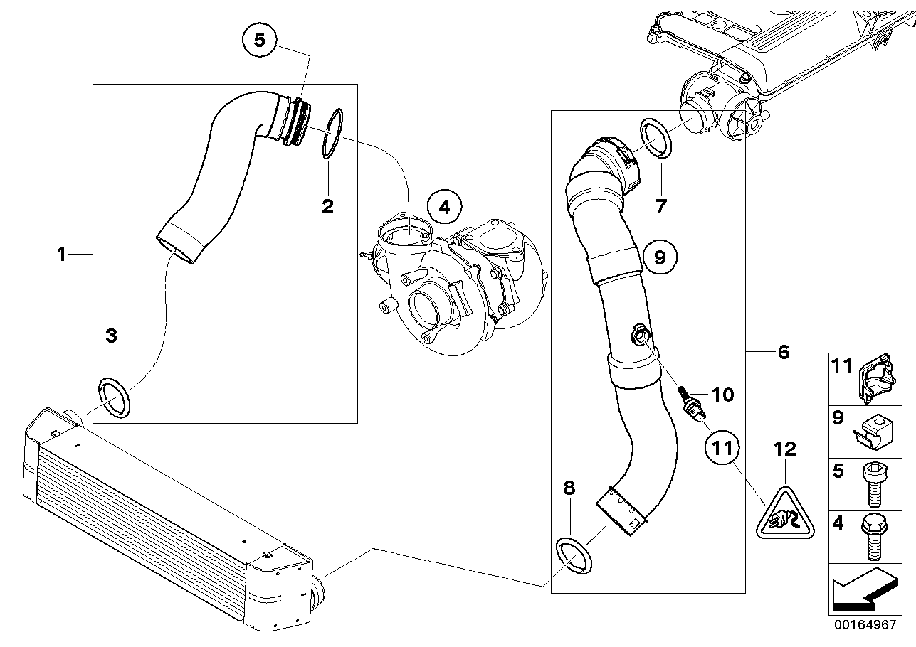 BMW 11 61 7 810 308 - Pūtes sistēmas gaisa caurule ps1.lv