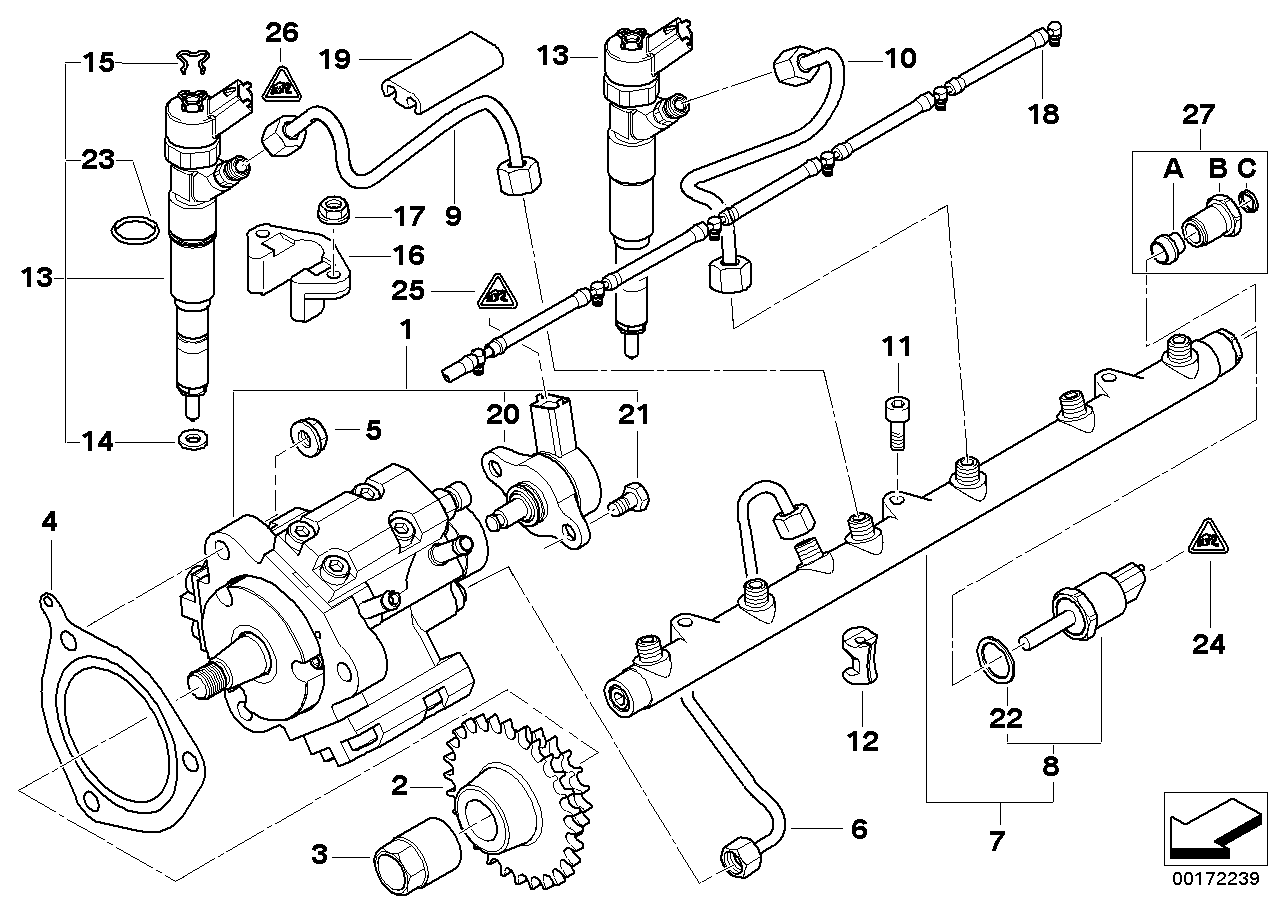 BMW 13 53 7 785 573 - Smidzinātājs ps1.lv