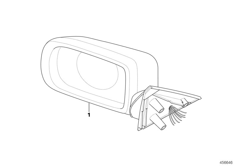 BMW 51168203739 - Ārējais atpakaļskata spogulis ps1.lv