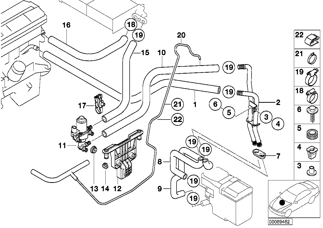 BMW 64 11 8 369 805 - Dzesēšanas šķidruma regulēšanas vārsts ps1.lv