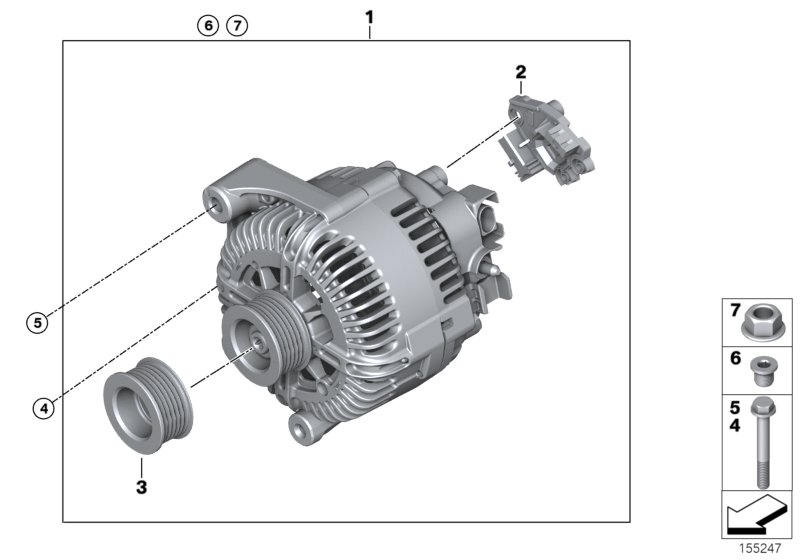 BMW 12 31 7 561 002 - Ģenerators ps1.lv