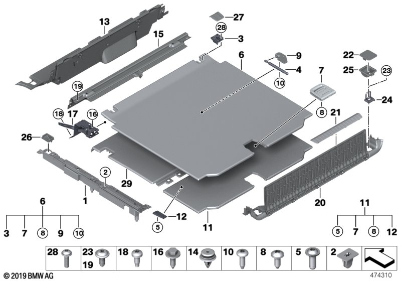 BMW 51437001491 - Moldings / aizsarguzlika ps1.lv