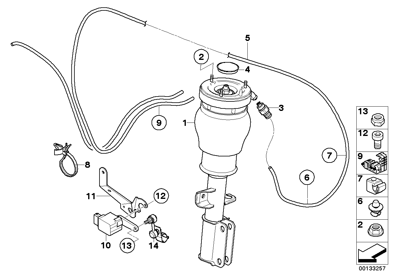 BMW 37146766799 - Piekare, Vārpstas statne ps1.lv