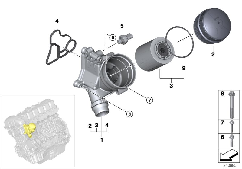 BMW 11427566133 - Blīve, Eļļas sūknis ps1.lv