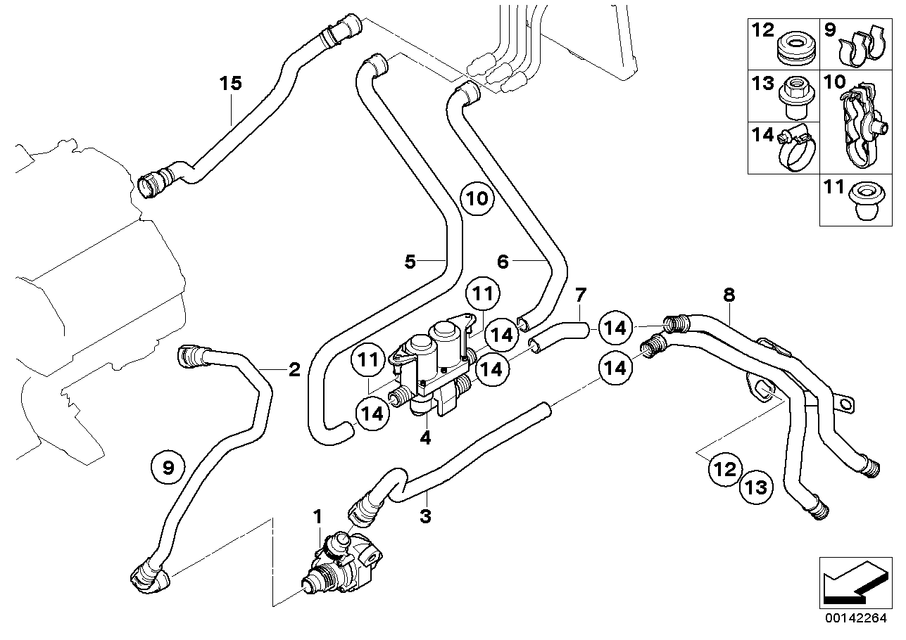 BMW 64 11 6 908 294 - Dzesēšanas šķidruma regulēšanas vārsts ps1.lv