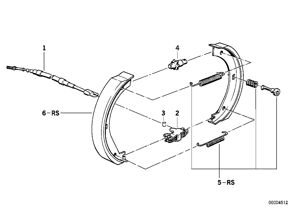 BMW 34416761289 - Bremžu loku kompl., Stāvbremze ps1.lv