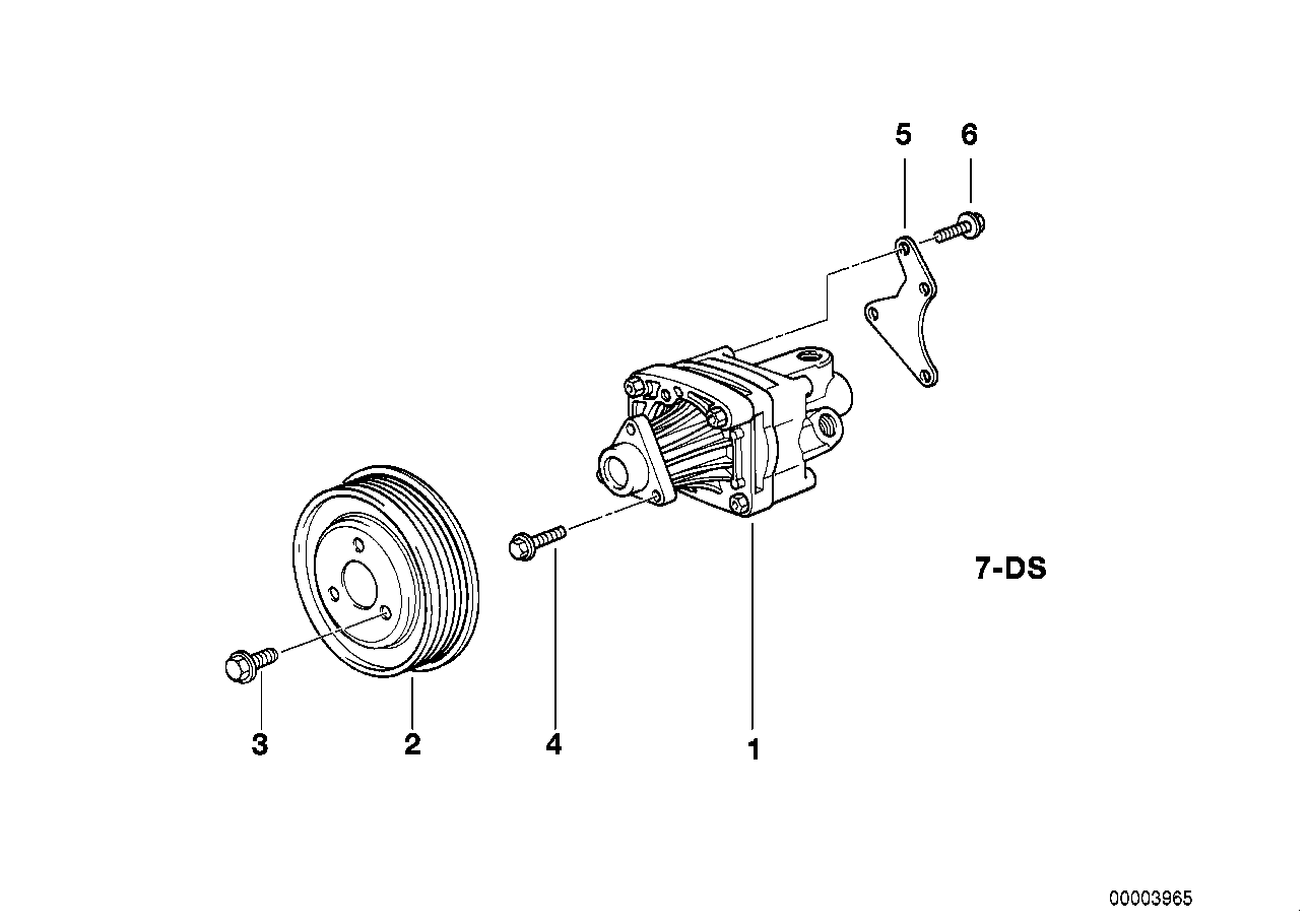 BMW 32 41 1 094 089 - Hidrosūknis, Stūres iekārta ps1.lv