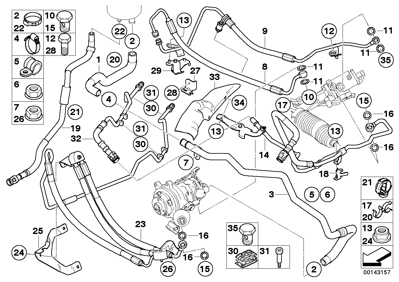 BMW 32 41 6 756 158 - Hidrosūknis, Stūres iekārta ps1.lv