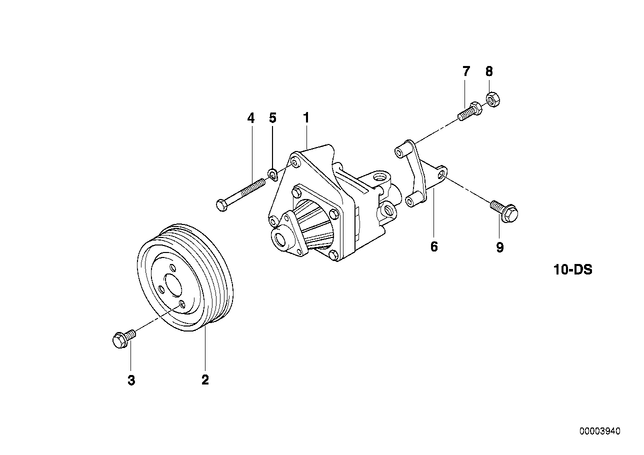 BMW 32 41 1 092 432 - Hidrosūknis, Stūres iekārta ps1.lv