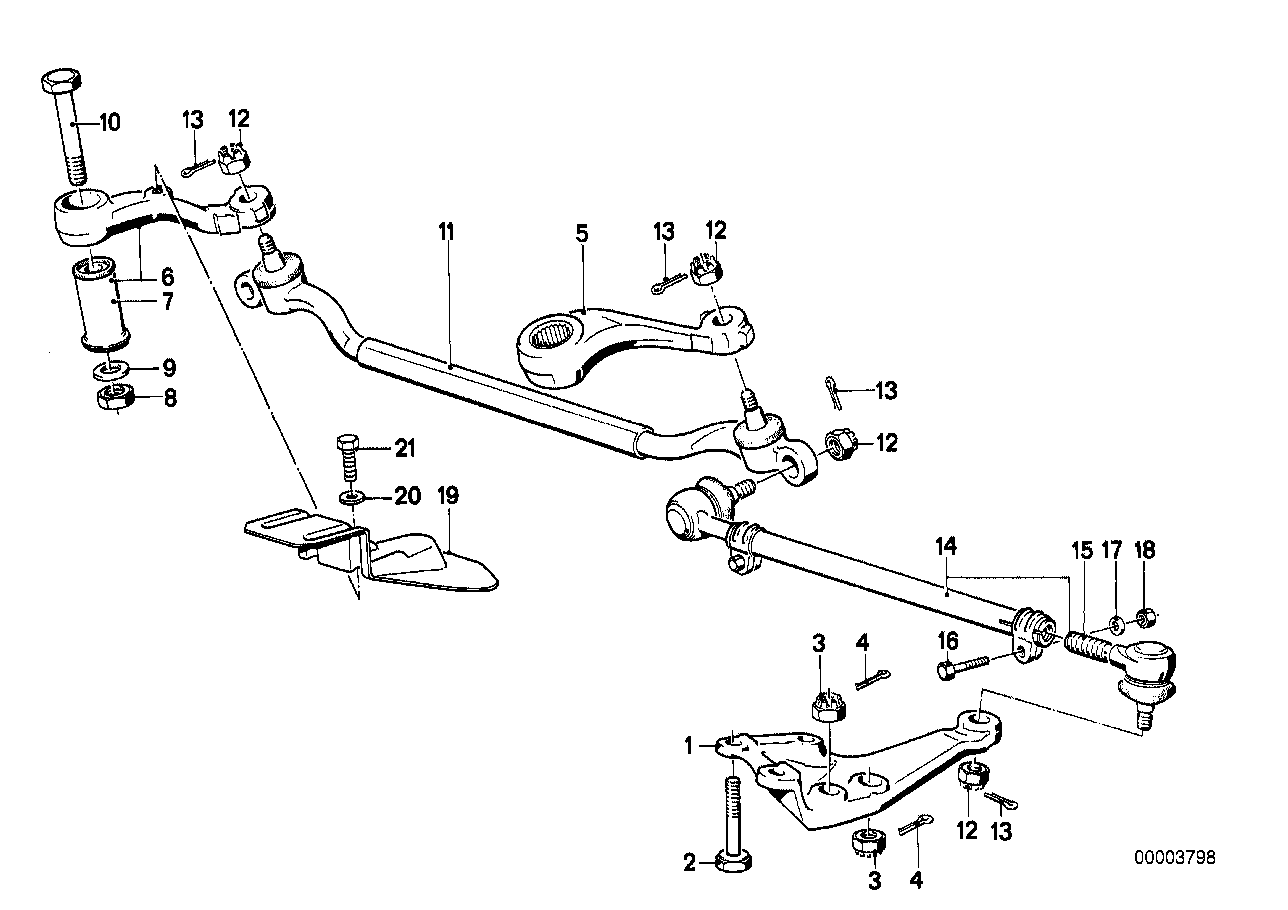 BMW 32 21 1 135 819 - Stūres šķērsstiepņa uzgalis ps1.lv