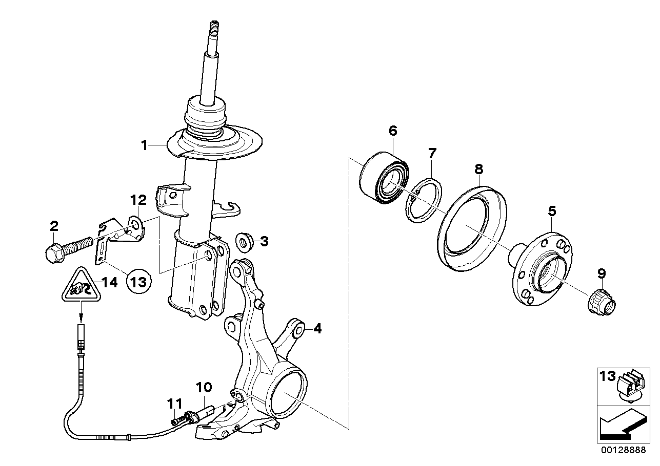 BMW 31316764605 - Amortizators ps1.lv