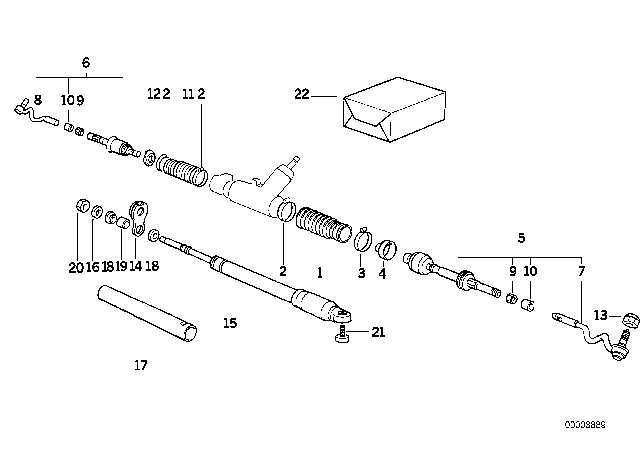 Mini 32111139318 - Stūres šķērsstiepnis ps1.lv